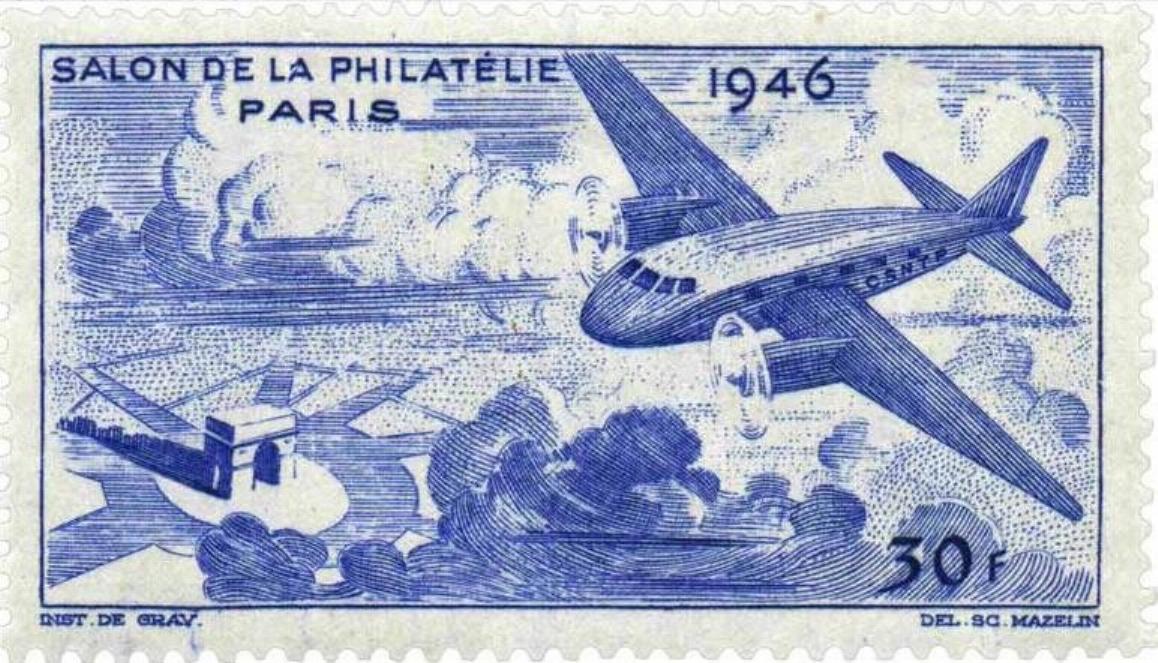 Image de fond philatélique