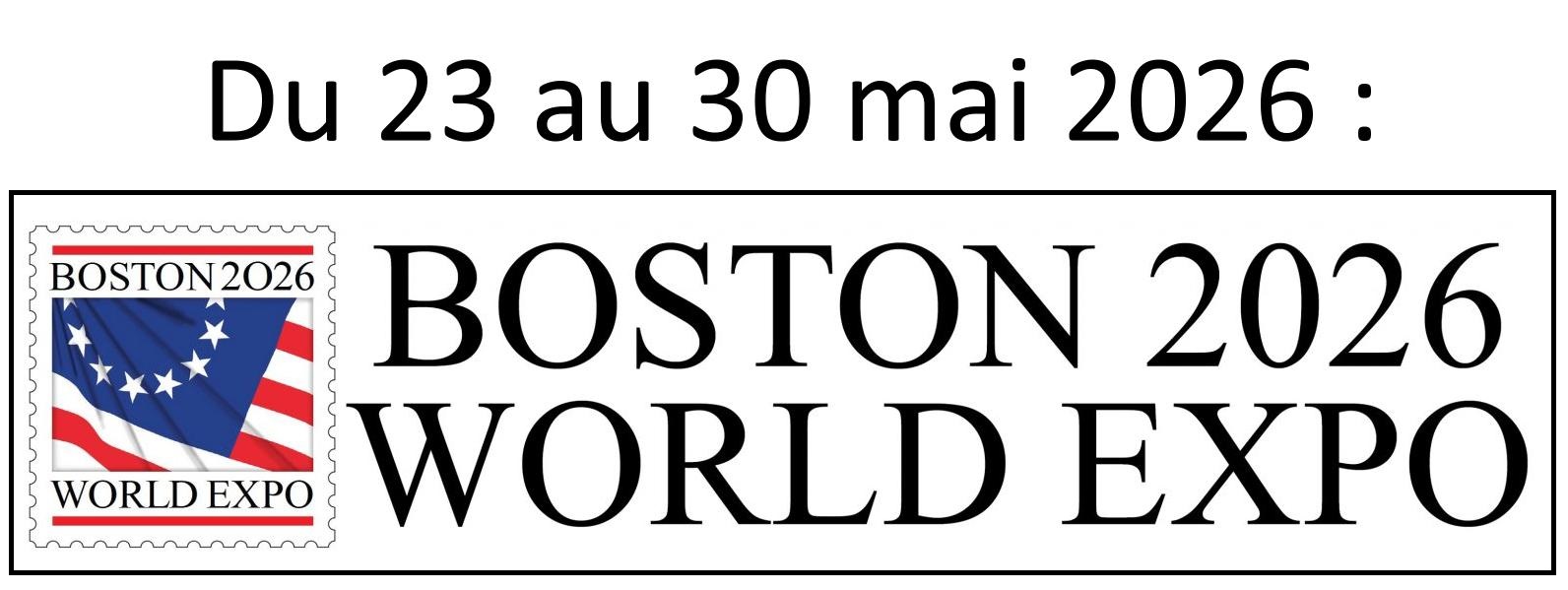 Du 23 au 30 mai 2026 à Boston (Etats-Unis). Exposition internationale.