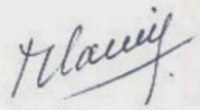 Signature de Robert Cami.