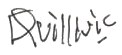 Signature de René Quillivic.